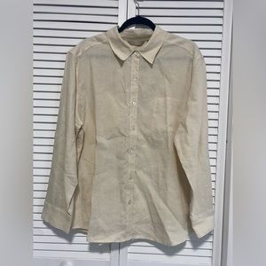 Tommy Bahama Linen Men’s SHirt Button Down Size XL